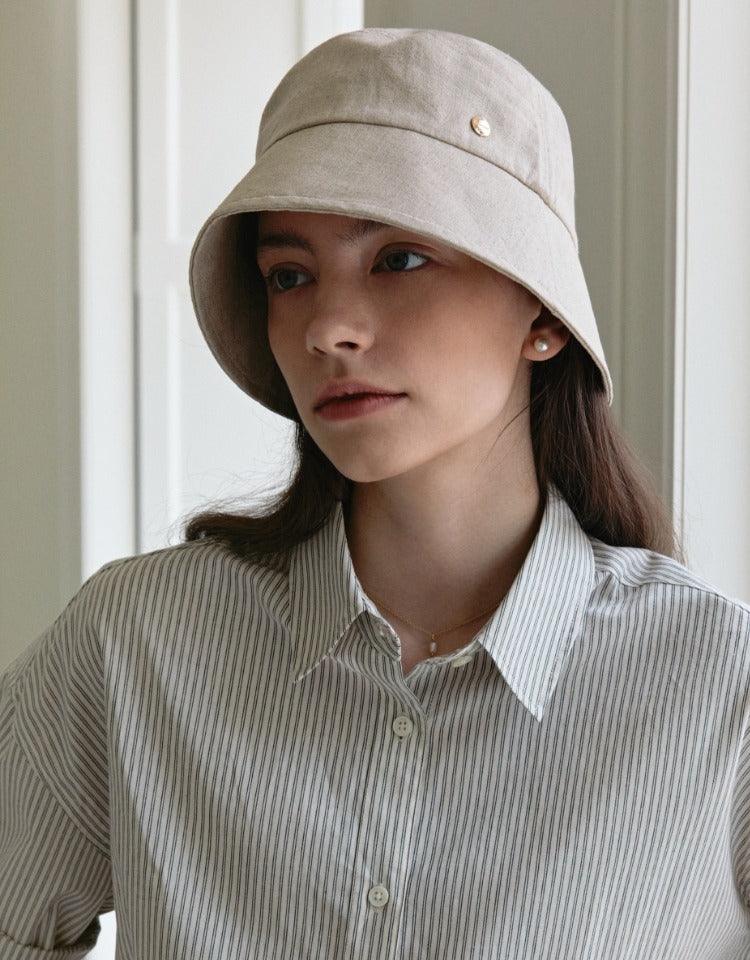 Depound - Bucket Hat（Linen）- Natural 漁夫帽 - SOUL SIMPLE HK