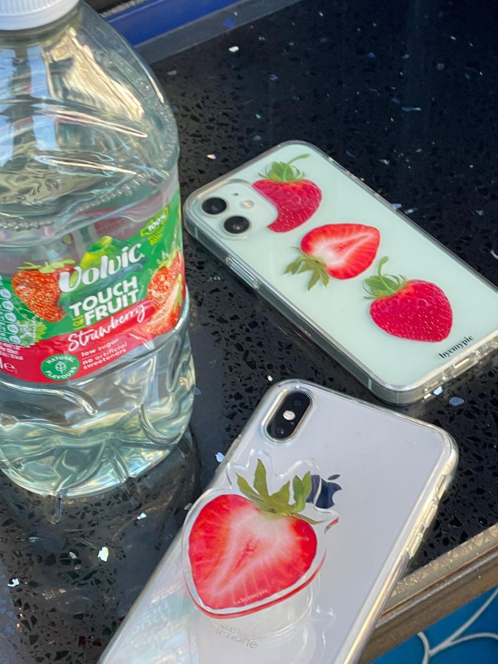 byemypie☆strawberry lover case+strawberry tok Byemypie Strawberry Lover Hardjelly Phone Case 手機保護殻