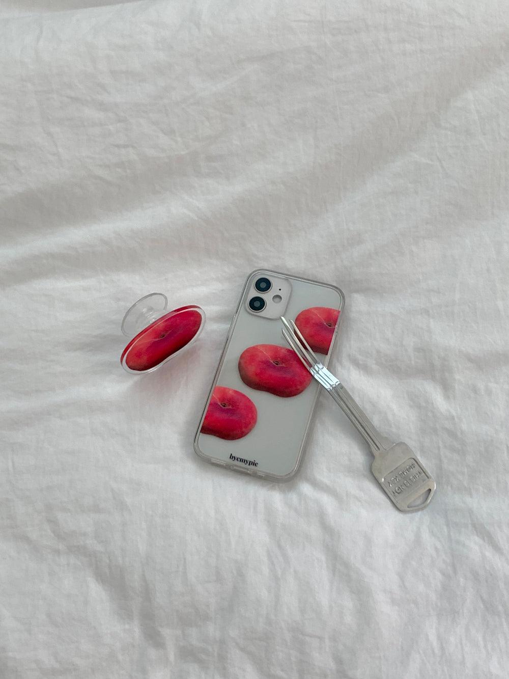 Byemympie Donut Peach Hardjelly Phone Case 手機保護殻 - SOUL SIMPLE HK