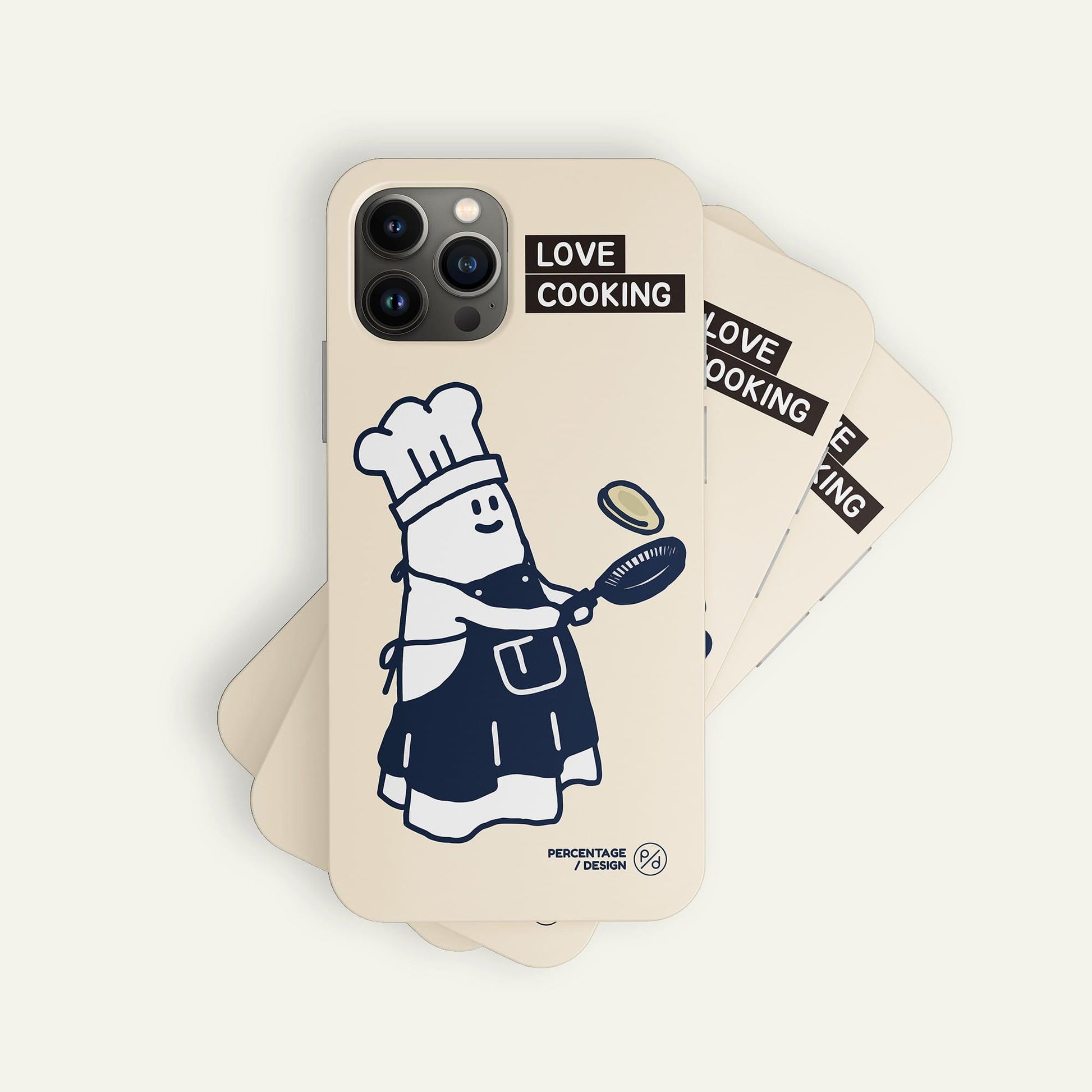 Percentage/Design p/d 幽靈大軍 Love Cooking Phone Case 手機保護殼（4款） - SOUL SIMPLE HK