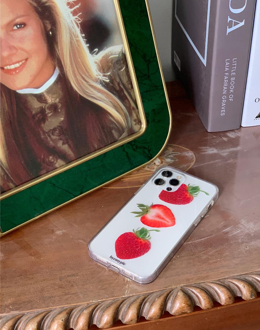 Byemympie Strawberry Lover Hardjelly Phone Case 手機保護殻 - SOUL SIMPLE HK