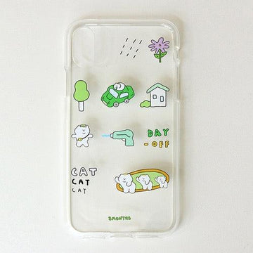 3months Day Off Green Jelly Phone Case 手機保護軟殻 - SOUL SIMPLE HK