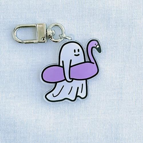 Percentage/Design p/d 幽靈大軍 Flamingo Gordy Keyring 鎖匙扣 - SOUL SIMPLE HK