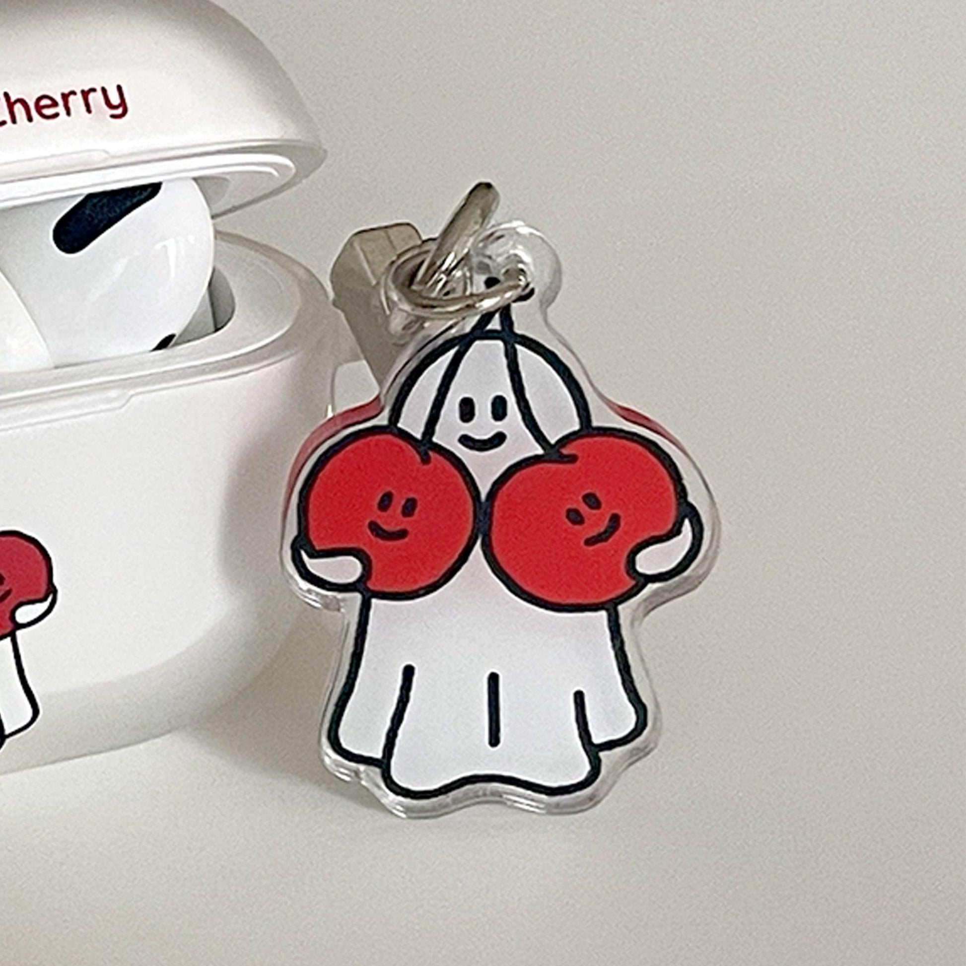 Percentage/Design p/d 幽靈大軍 Ghost Cherry Keyring 鎖匙扣 - SOUL SIMPLE HK