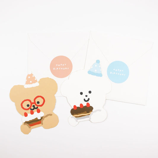 TETEUM Happy Birthday Card 生日卡（2款） - SOUL SIMPLE HK
