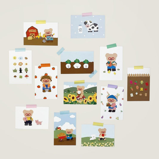 TETEUM Tiny Forest Postcard 明信片（13款） - SOUL SIMPLE HK
