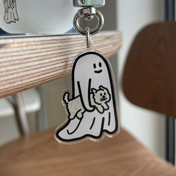 Percentage/Design p/d 幽靈大軍 Ghost Dog Keyring 鎖匙扣 - SOUL SIMPLE HK