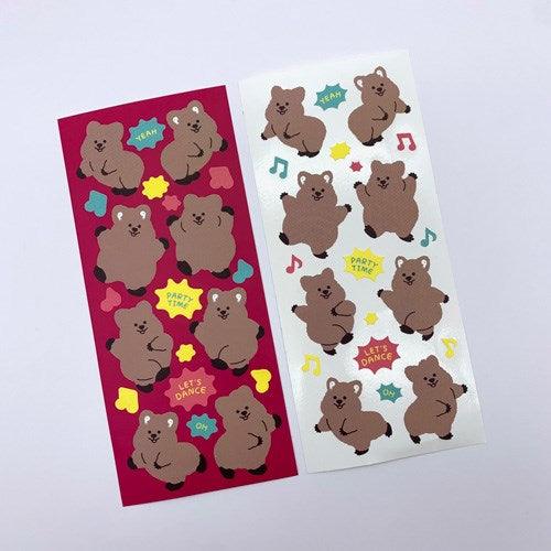 【現貨】YOUNG FOREST Dancing Quokka Sticker 貼紙 - SOUL SIMPLE HK