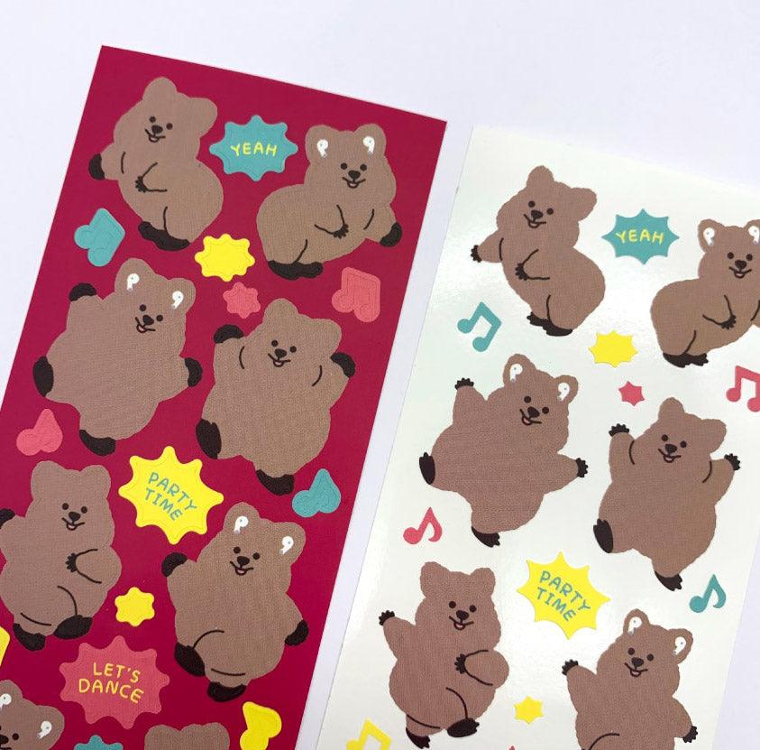 【現貨】YOUNG FOREST Dancing Quokka Sticker 貼紙 - SOUL SIMPLE HK