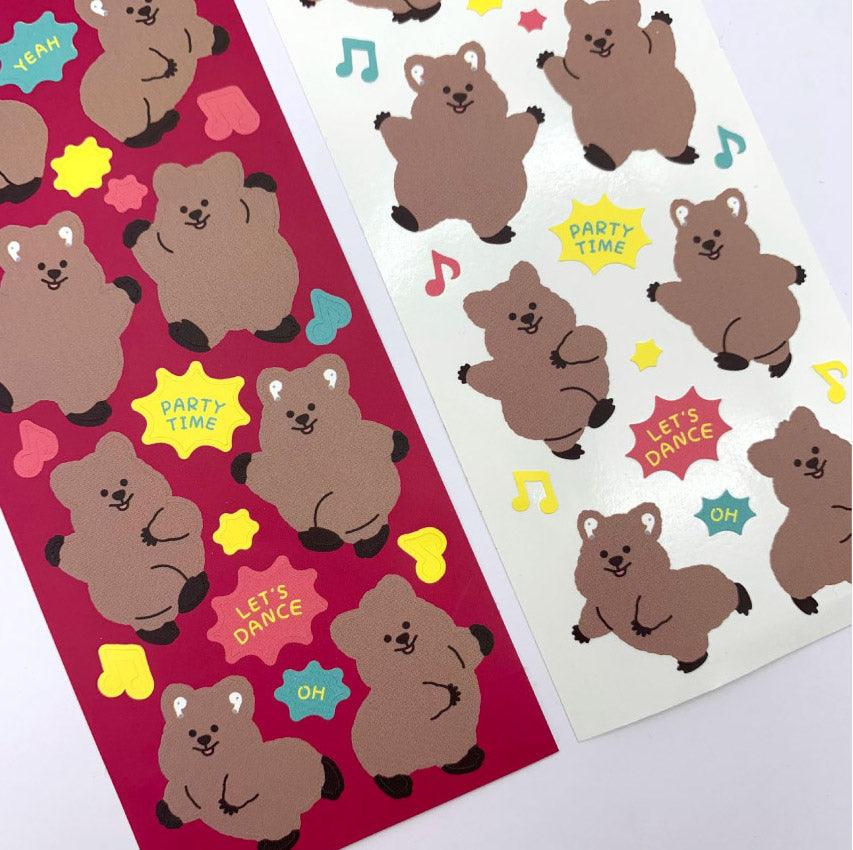 【現貨】YOUNG FOREST Dancing Quokka Sticker 貼紙 - SOUL SIMPLE HK