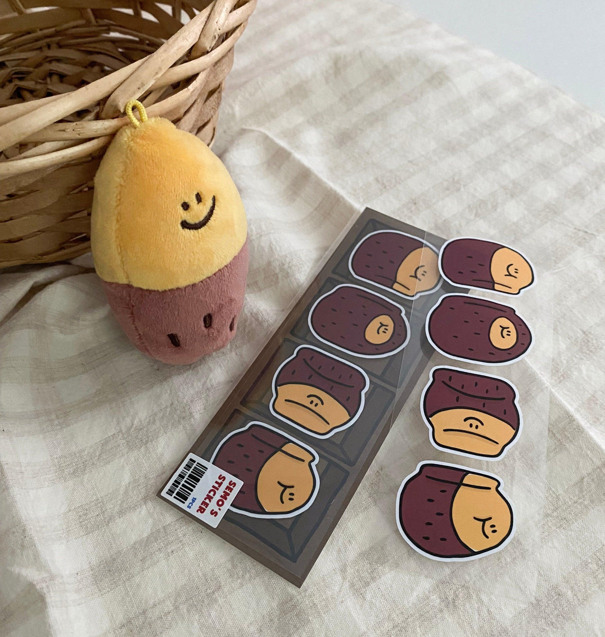 Second Morning Semo Squeeze Removable Sticker 貼紙（4款） - SOUL SIMPLE HK