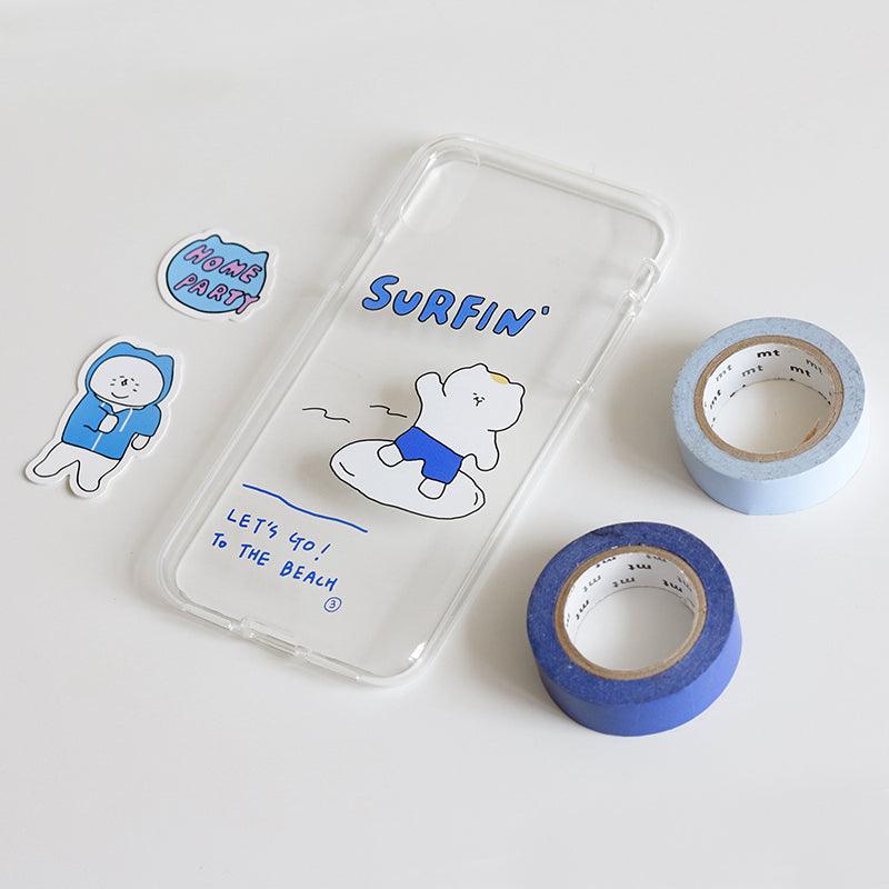 3months Surfing Ueong Jelly Phone Case 滑浪悠仔 手機保護軟殻 - SOUL SIMPLE HK