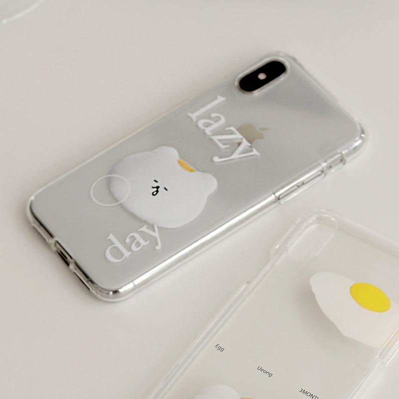 3months Cat Foot / Lazy Day / Egg Jelly Phone Case 手機保護軟殻（3款） - SOUL SIMPLE HK