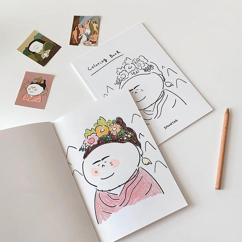 3months Gallery Coloring Book 悠仔塗鴉本 - SOUL SIMPLE HK