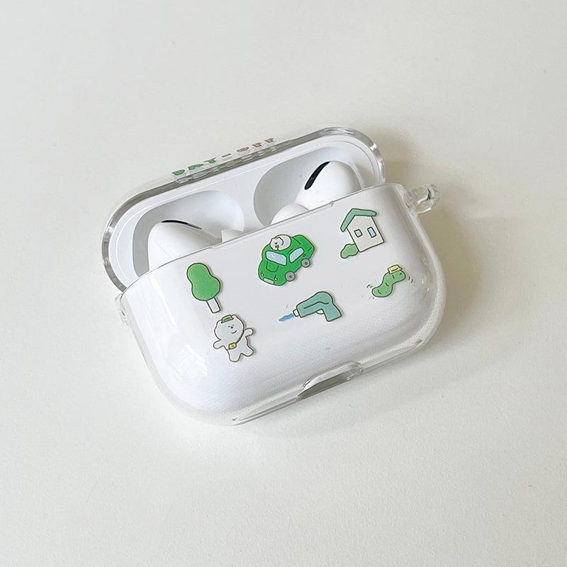 3months Day Off Green Airpods/Pro Case 耳機保護硬殼 - SOUL SIMPLE HK