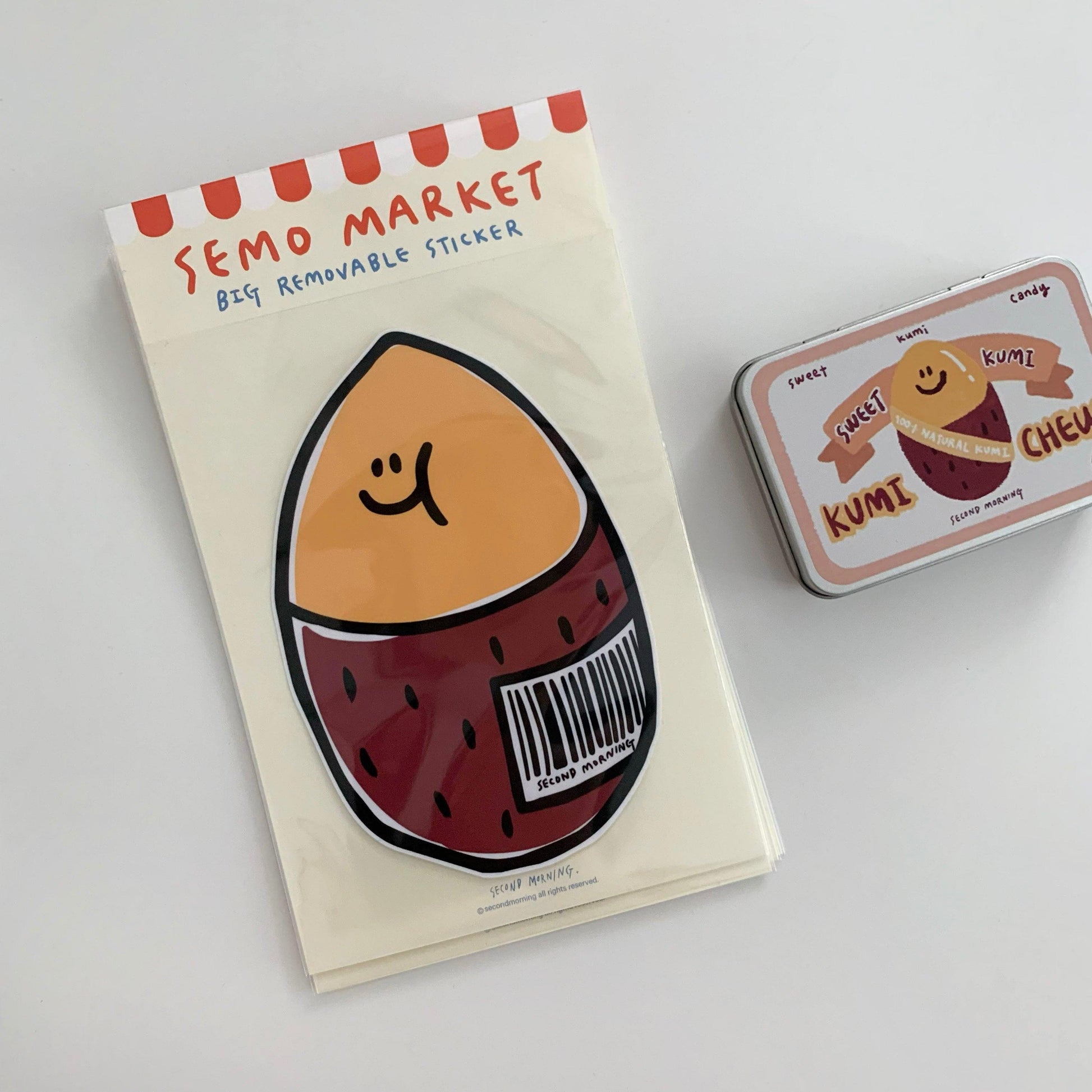 【現貨】Second Morning Semo Market Big Removable Sticker 大貼紙 - SOUL SIMPLE HK