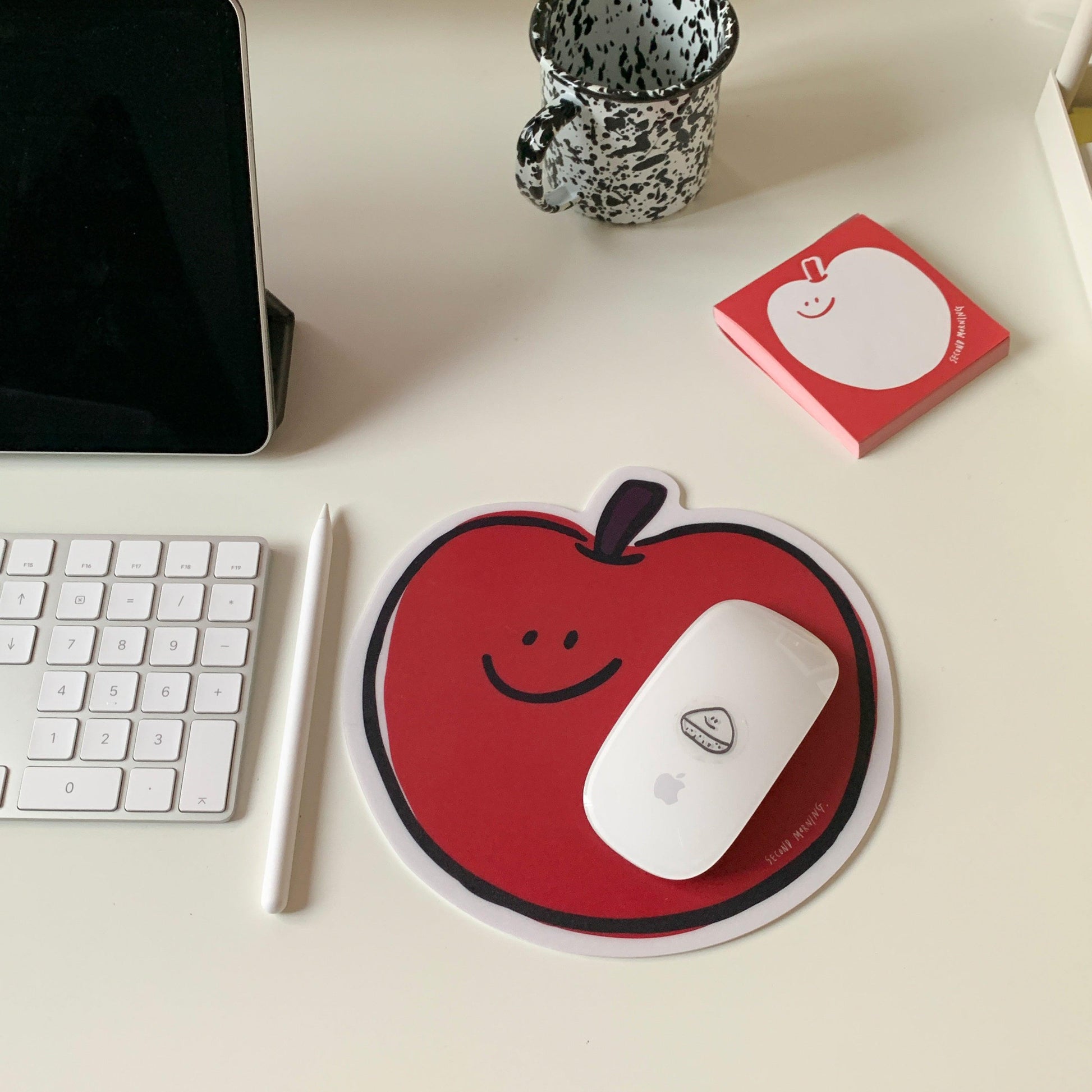 【現貨】Second Morning Apple Mouse Pad 蘋果滑鼠墊 - SOUL SIMPLE HK