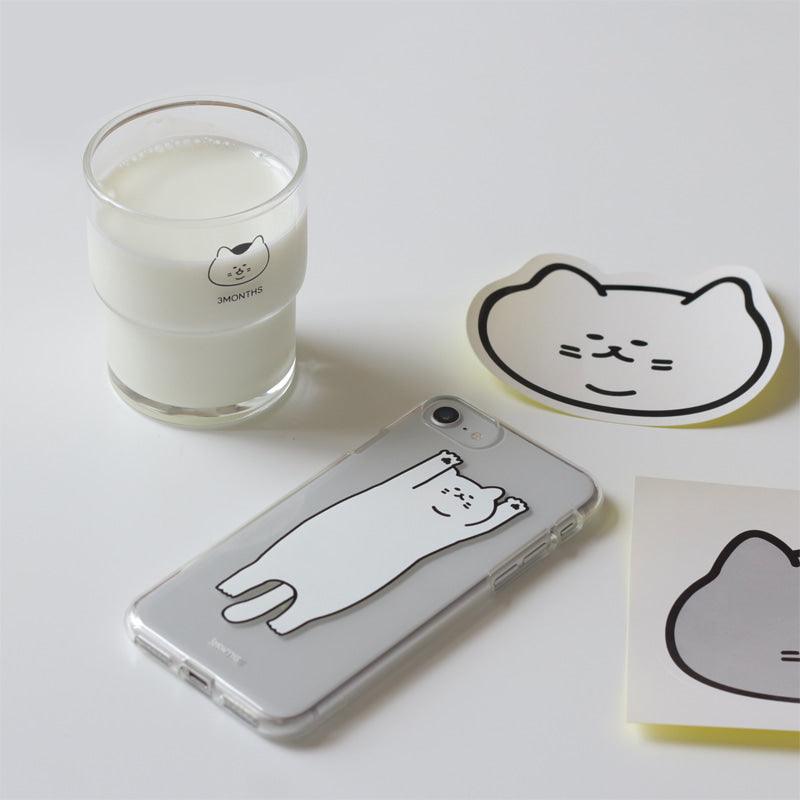3months Sleeping Cat Jelly/Hard Phone Case 悠仔與阿布手機保護殻 - SOUL SIMPLE HK