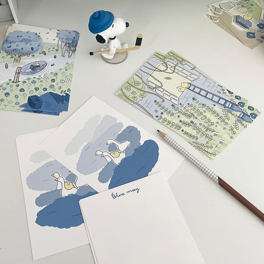Second Morning Blue May Postcard 限量版明信片 (5款) - SOUL SIMPLE HK
