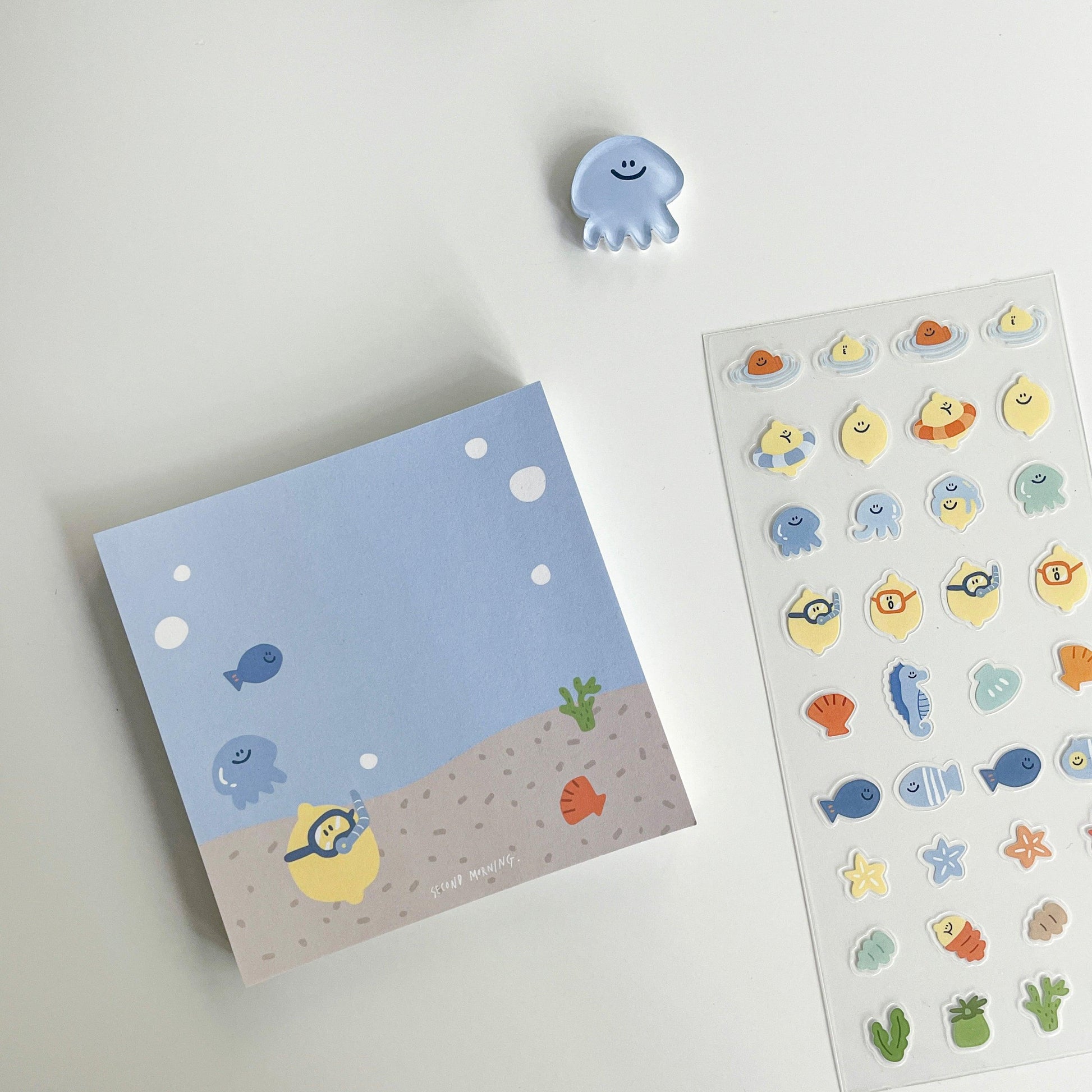 【現貨】Second Morning Blue May Memo Pad 限量版便條紙 (2款) - SOUL SIMPLE HK