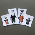 Percentage/Design p/d 幽靈大軍 Family Sticker 貼紙（4款） - SOUL SIMPLE HK