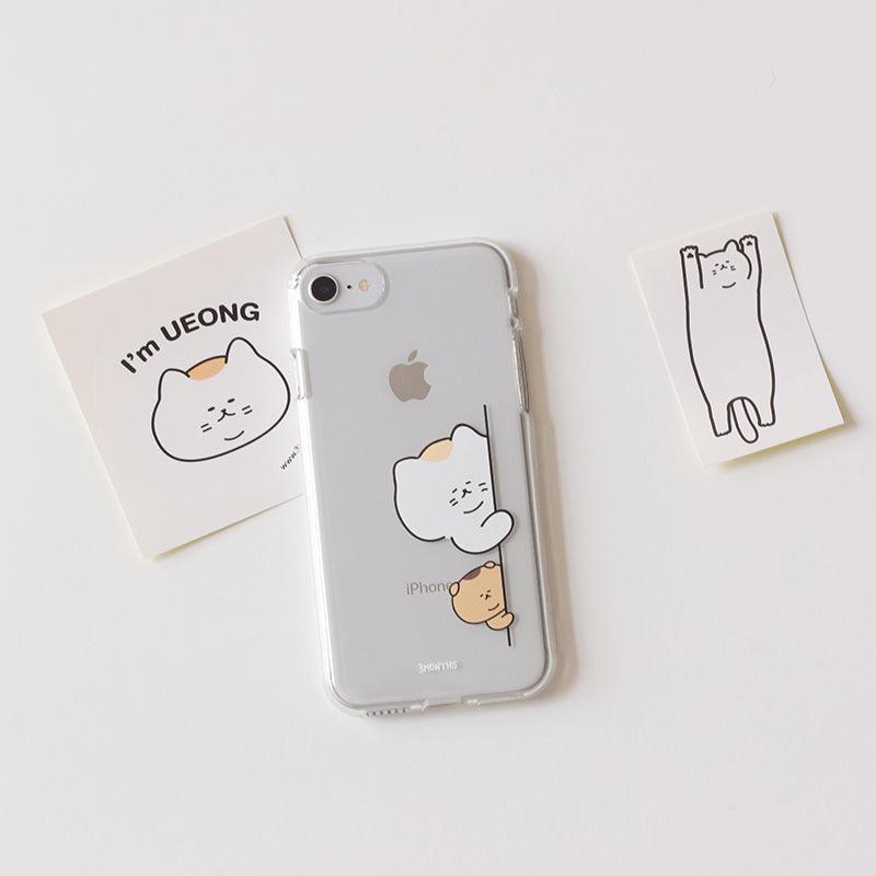 3months Ueong & Boo Phone Case 悠仔與阿布手機保護殻 - SOUL SIMPLE HK