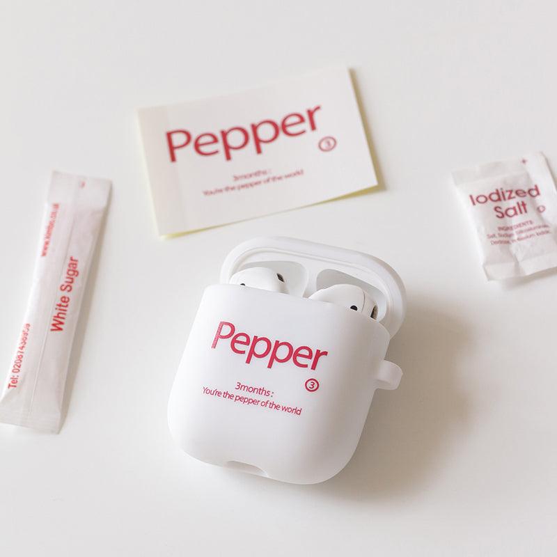 3months Salt / Pepper Airpods Case 耳機保護硬殼（2款） - SOUL SIMPLE HK