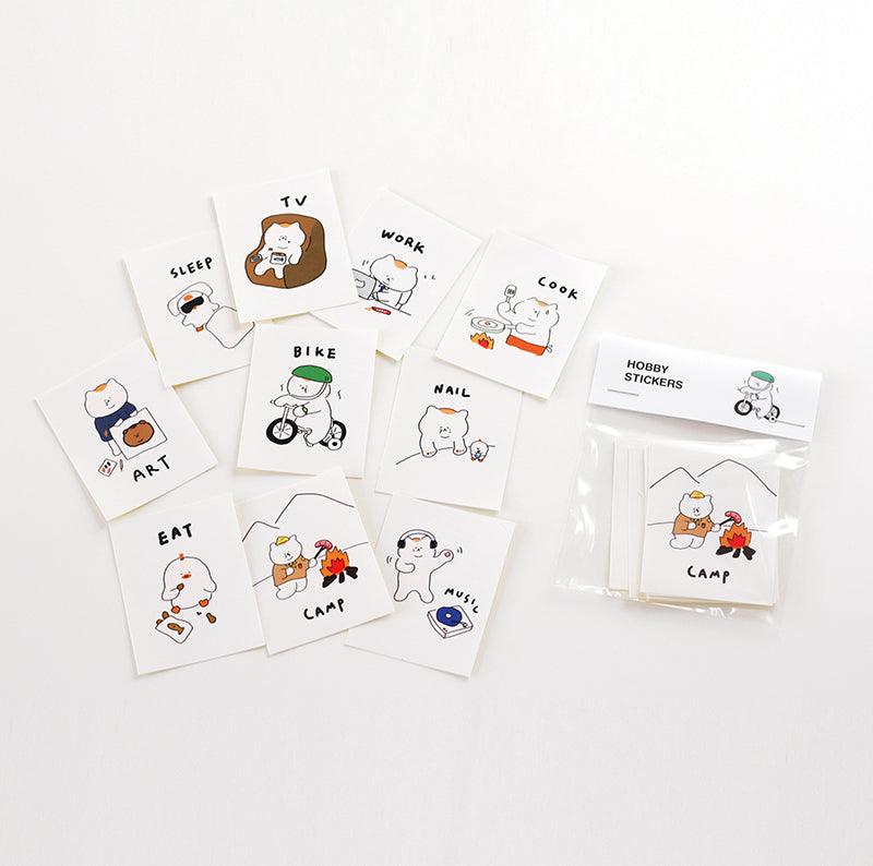 3months Hobby Sticker Pack 貼紙套裝（10pcs） - SOUL SIMPLE HK