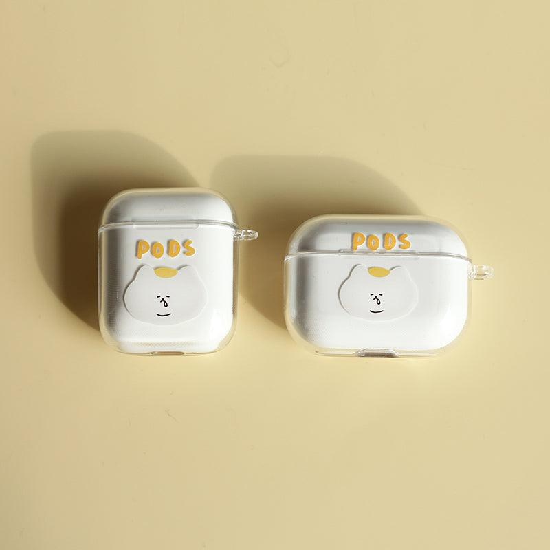 3months 透明 PODS Airpods/Pro Case 耳機保護硬殼 - SOUL SIMPLE HK