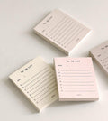 3months To Do List Memo Pad 便條紙（4款） - SOUL SIMPLE HK