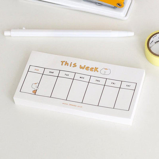 3months This Week Memo Pad 便條紙 - SOUL SIMPLE HK
