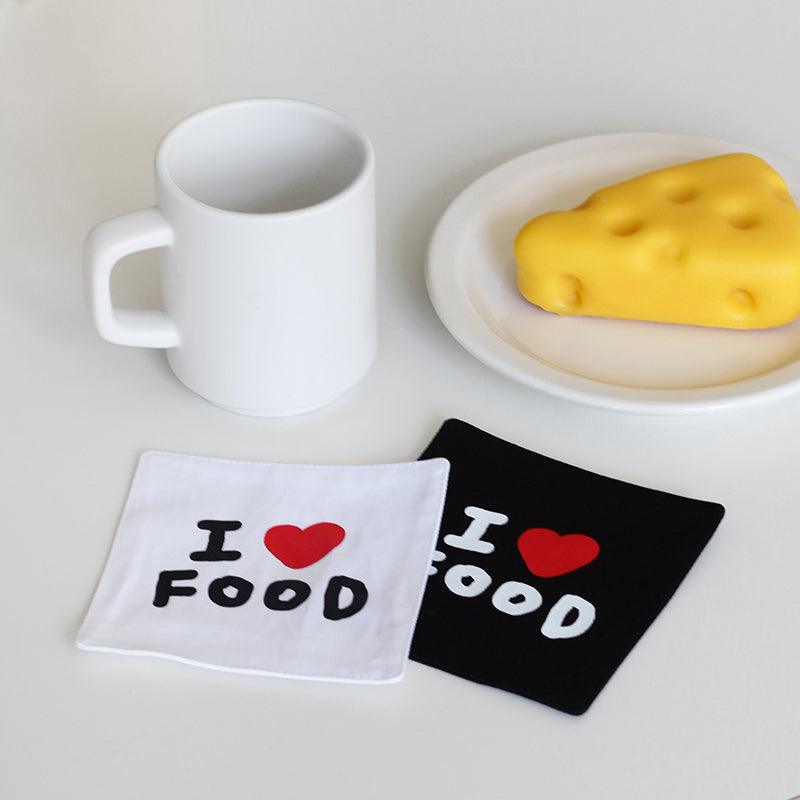 3months I Love Food Coaster 杯墊（2款） - SOUL SIMPLE HK