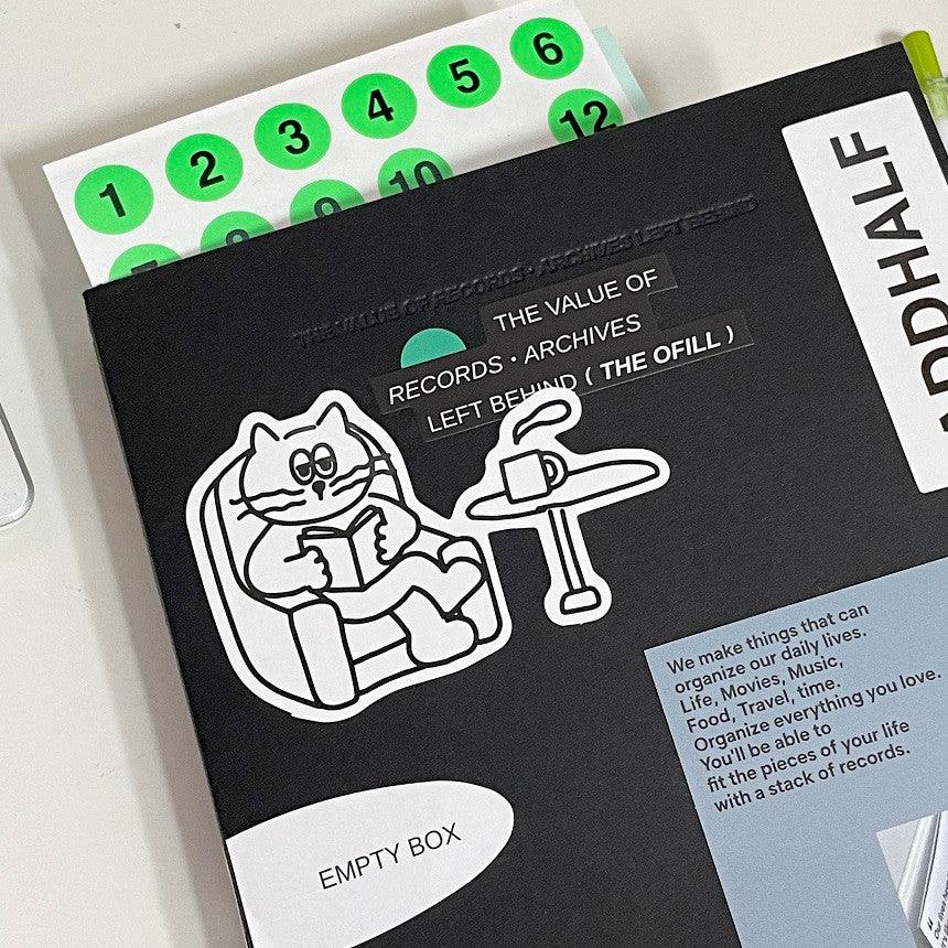 ADDHALF Eddy Cozy at Home Big Sticker Pack 貼紙套裝（5p） - SOUL SIMPLE HK