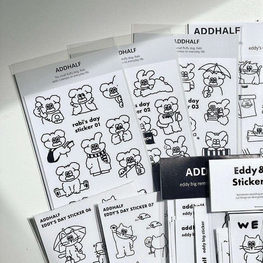 ADDHALF Random Sticker Pack 貼紙套裝 - SOUL SIMPLE HK