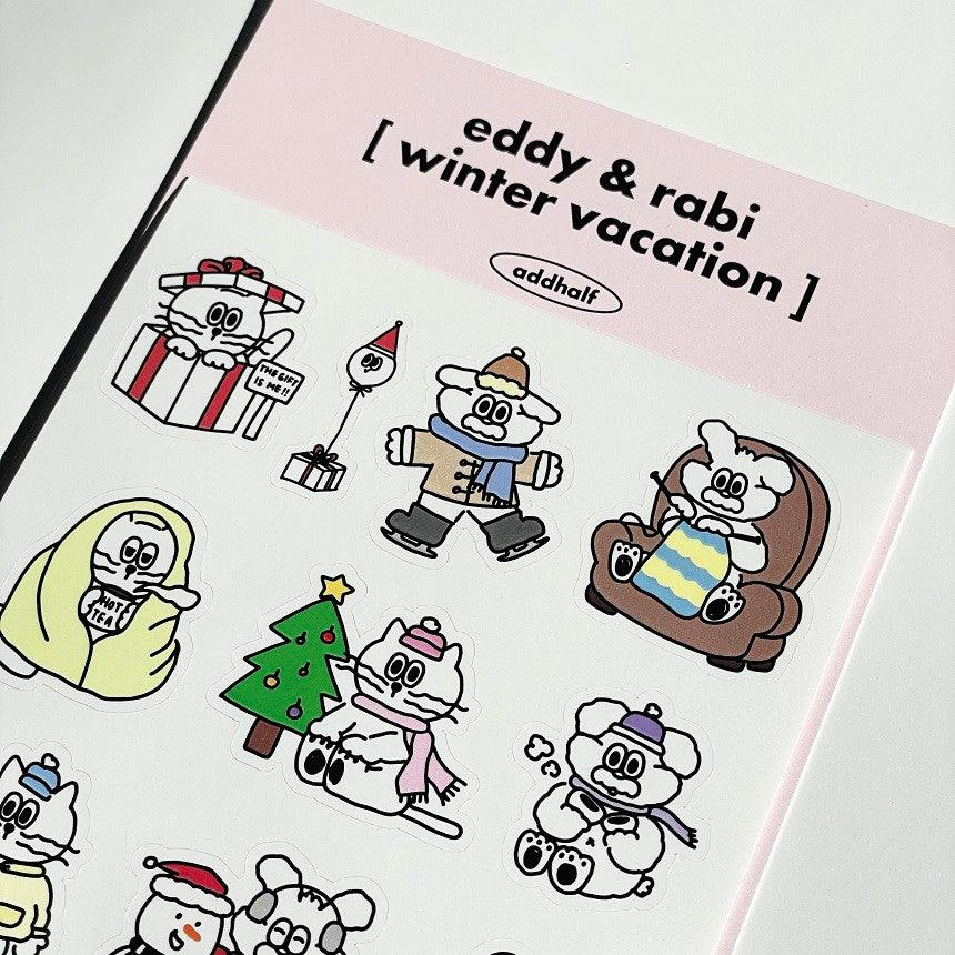 ADDHALF Eddy Winter Vacation Sticker 貼紙 - SOUL SIMPLE HK