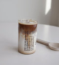 BRACKET TABLE Hangul Glass 訓民正音 300ml 玻璃杯 - SOUL SIMPLE HK