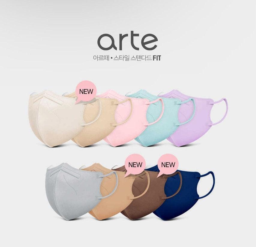 韓國直送 - Arte 3D Color Mask 立體成人四層口罩 (50/100-1包5入) - SOUL SIMPLE HK