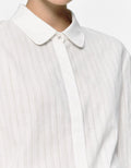 Depound - Round Collar Blouse - Ivory 圓領襯衫 - SOUL SIMPLE HK