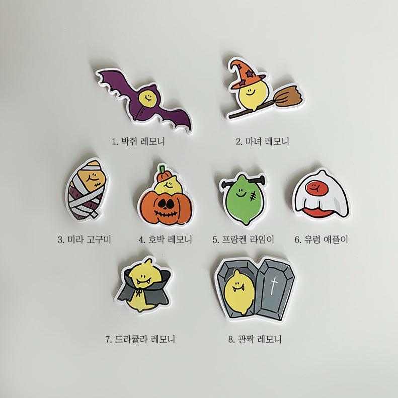 【現貨】Second Morning Halloween Sticker Pack 貼紙套裝 (8p) - SOUL SIMPLE HK