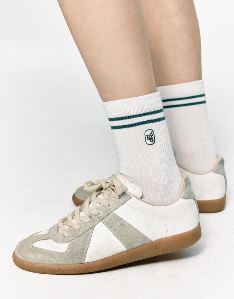 Depound - Two Stripe Socks (Green/Beige) Set 襪子套裝 - SOUL SIMPLE HK