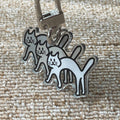 Percentage/Design p/d 幽靈大軍 Three Cats Keyring 鎖匙扣 - SOUL SIMPLE HK