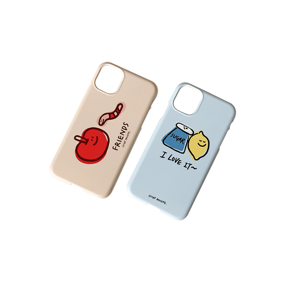 Second Morning Friends Hard Phone Case 手機保護硬殼（2款） - SOUL SIMPLE HK