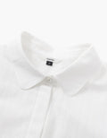 Depound - Round Collar Blouse - Ivory 圓領襯衫 - SOUL SIMPLE HK