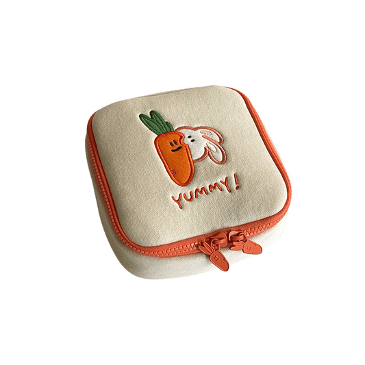 Second Morning Yummy Rabbit Carrot Pouch 收納小袋（2款） - SOUL SIMPLE HK