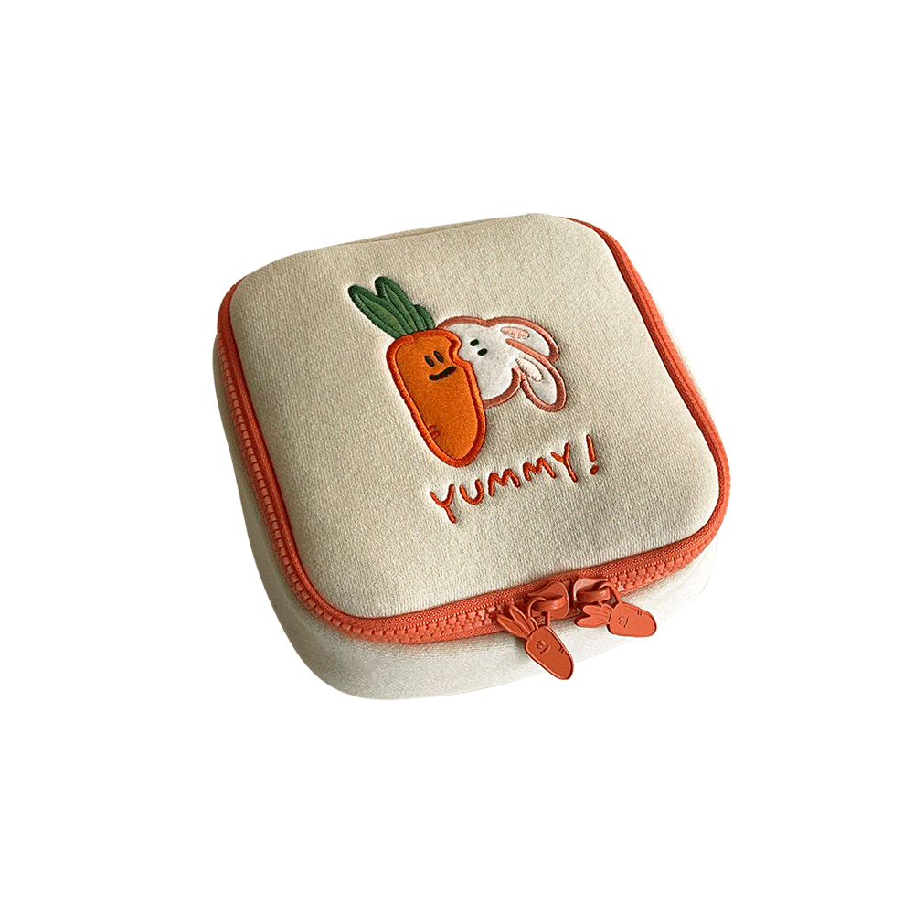 Second Morning Yummy Rabbit Carrot Pouch 收納小袋（2款） - SOUL SIMPLE HK