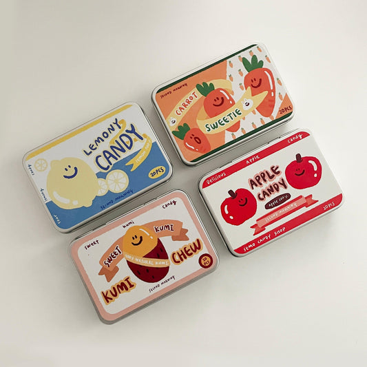 【現貨】Second Morning Semo Sweety Stickers Tin Case Set 貼紙套裝（4款） - SOUL SIMPLE HK