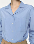 Depound - Open Collar Shirts - Blue 開領裇衫 - SOUL SIMPLE HK