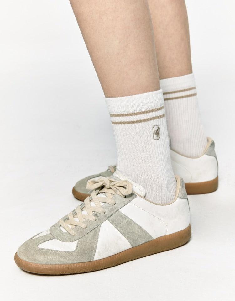 Depound - Two Stripe Socks (Green/Beige) Set 襪子套裝 - SOUL SIMPLE HK