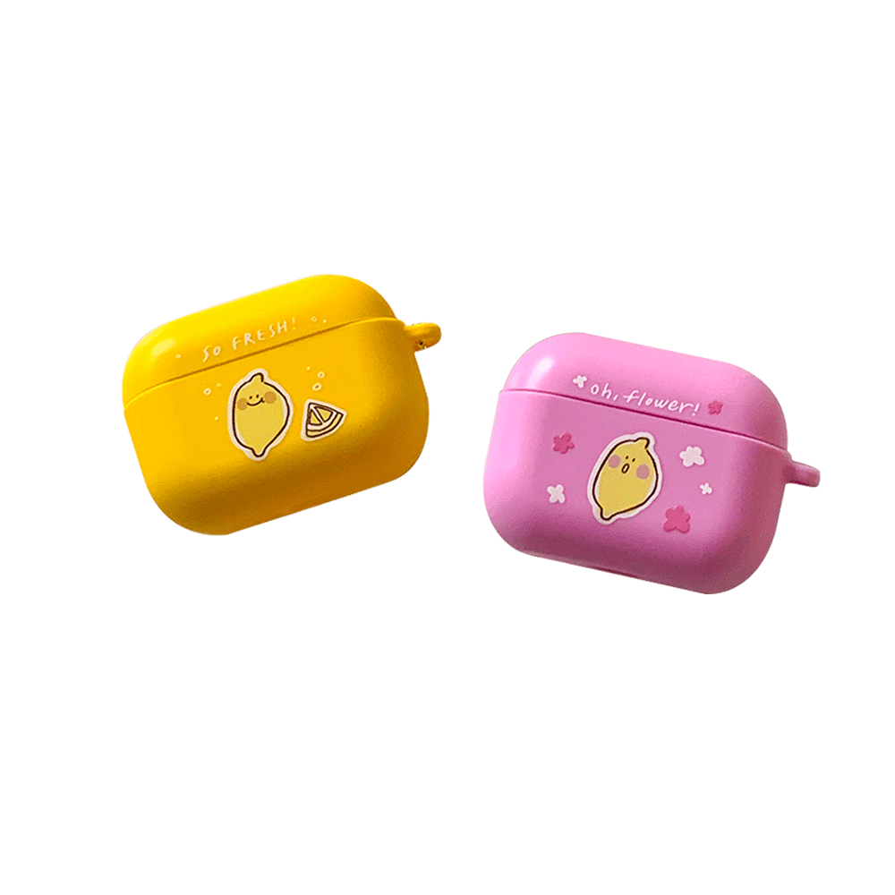 Second Morning Lemony Airpods/Airpods Pro Case 檸檬耳機殼（2款） - SOUL SIMPLE HK
