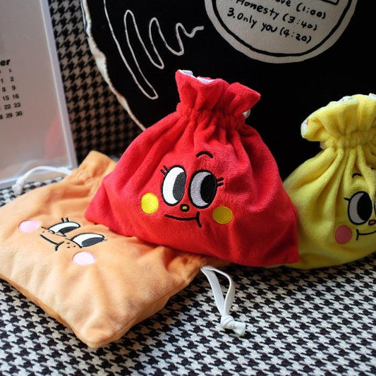 BALLOON FRIENDS Character Face Pouch 公仔索繩袋（4款） - SOUL SIMPLE HK